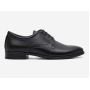 Pantofi barbati casual, negri, din piele naturala - 101TGNBOX